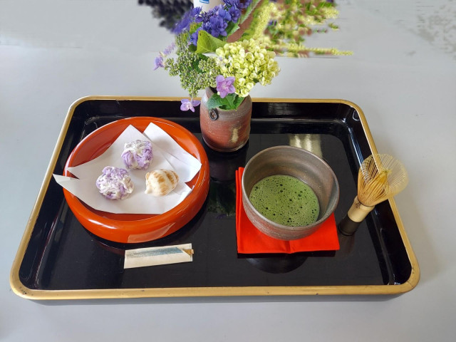【秦野市】老舗和菓子店　北原堂製菓店のあじさい